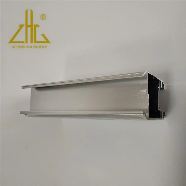 Aluminium Sliding Door Brushed Silver